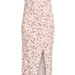 Free People Daria Graphic Maxi Dress in Ivory Combo Size L Photo 2