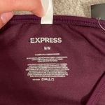 EXPRESS Maroon Cutout Bikini Bottoms Photo 2