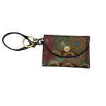 Lodis Calabasas RFID coin Change Purse Used Leather Patterned Photo 6