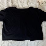 H&M Black Cropped Baby Tee Photo 1