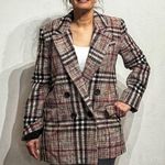 Free People  Checked Plaid Woven Jacket Sz S Photo 1