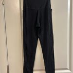 Aerie  Black High-Waisted Crossover Pocket Leggings Photo 4