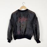 Selkie Sheer Pillow Still Life Ghosted Pullover in Black Size XS Photo 2