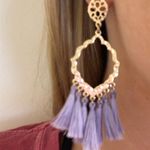 Pastel Dangle Earrings Purple Photo 0