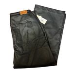 Unpublished NWT  Faux Leather Greta Crop Wide Leg Pants Photo 2