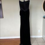 House Of CB  XS A-C 'Persephone' Black Velvet Strapless Corset Maxi Dress NWOT Photo 5