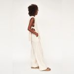 Mirth Chunky Knit Sleeveless Sweater Vest Baby Alpaca‎ Snow Ivory Small Photo 15