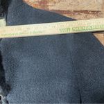 Vintage Philippe Adec Penny Lane Wool Blend Fur Trim Long Overcoat‎ Duster 8 Black Photo 6