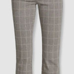 frame denim $245 Frame Women's Gray Plaid Le Crop Mini Bootcut Jeans‎ Pants Size 32 Photo 0