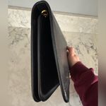 Christian Dior  Leather Clutch/Crossbody Vintage Black Photo 5