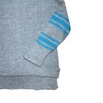 Aerie  Gray Knit Mohair Wool Blend Sweater Womens M Photo 2