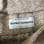 Finders Keepers  Tan Pattern Mini Skirt Photo 7