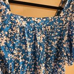 Draper James  - Maren Top in Bluebell Shadow Floral 1X Photo 1
