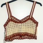 Jason Wu NWT  Cottage Core Crochet Crop Tank 4 Photo 1