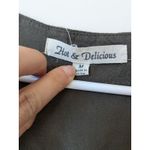 Hot & Delicious  Women's Tunic Dress Embroidered Bohemian Green Size Medium Photo 2