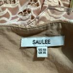 Sau Lee Celina Sheer Lace Bustier Midi Dress Size US 10 Blush Pink Photo 7