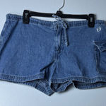 Hang Ten Vintage Women's  Denim‎ Loose Fitting Shorts Cargo Pocket Size M USA Photo 0