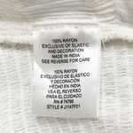 Patrons of Peace NWT Tie Front White Peplum Tank Boho Festival Top Size Medium Photo 5