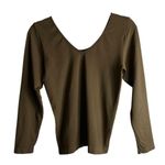 Yelete  Brown Reversible Long Sleeve Too Photo 0