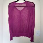 Eileen Fisher Women's Purple/Pink Waffle Knit see-thru
Cardigan SIZE X-LARGE Photo 4