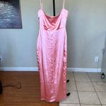 House Of CB  'Costanza'‎ Bright Peach Maxi Dress NWOT Size L Photo 3
