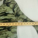 Bobbie & Brooks Bobbie Brooks Long Sleeve Camo Cropped Shirt Womens Small Green Photo 4