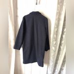 J. Jill Single Breasted Wool Blend Tweed Coat women size S button up Blue Photo 8