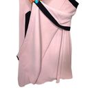 Misslook‎ Pink Shift Dress size 10 Wrap Lined MIDI Business Retro Photo 3