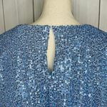 Endless Rose  Full Sequin Set Cropped Top (XS) Shorts (S) Blue Photo 6