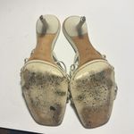 Gucci  vintage braided strappy heel size 5B **needs heel posts Photo 10