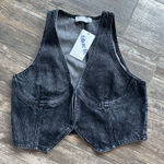 Blue B Collection Denim Vest Size L Photo 0