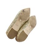 Sole Society  Cammila Gold Glitter Pointed Toe Flats Size 8.5 Photo 7