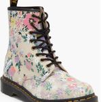 Dr. Martens  1460 Floral Lace Up Boots, Floral Beige, Size 5 New w/o Box Photo 1