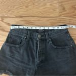 Cotton On Black Frayed Denim Shorts Photo 3