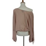 Topshop  10 Pink Blouse Long Sleeve Y2K Workwear Officewear Feminine Chic Photo 4