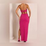 Oh Polly Oh‎ Polly Pink Beaded Maxi Dress Size 0 EUC Photo 1