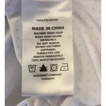 FootJoy Golf Shirt Polo Womens Large 3/4 Sleeve White Blue Dot Greenbrier Logo Photo 6