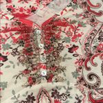 Live and let live  Pink and Cream Paisley Blouse size small Photo 6