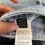 SheIn  High Rise Distressed Wide Leg Light Blue Jeans Size XS Photo 1