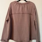 Free People NWT  Women's Coco Brown Long Sleeve Sweatshirt Photo 5