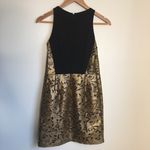 Banana Republic Banana‎ Republic Gold Lace Sleeveless Shift Dress Floral Eyelet Womens Si… Photo 4