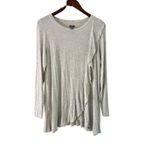 Aerie  Women's Long Sleeve Ruffle Front Tunic Top - Size Large‎ Photo 5