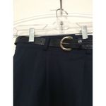 Counterparts Petites Women's Casual Skirt Belted Size 8 Petite Blue Photo 2