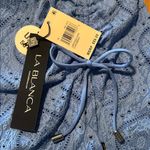 La Blanca  Skirted Hipster Bikini Swimsuit Bottom Chambray Mantra Medallion 14 Photo 3