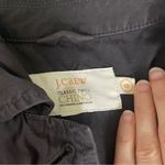 J.Crew  Cotton Utility‎ Jacket XS Equestrian Barn Charcoal Gray Twill Chore Coat Photo 4