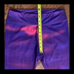 Take A Walk purple & pink yoga Capri pants - size Medium Photo 6