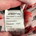 SheIn  Pink Floral Halter Maxi Dress XS Criss Cross Cutout Open Back Flowy Summer Photo 8