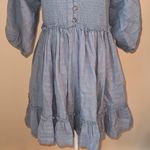 Free People Summer Picnic Mini Dress Blue Photo 5