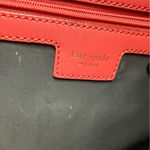 Kate Spade  New York Nylon Tote Black Red Size Medium Small Flaw‎ Pictured Photo 6