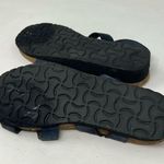 NAOT Kayla wedge sandals size 38 US 7 blue leather comfort Photo 5